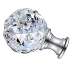 Set Of 3 Single Lamp Finial Shade Nut Cap Crystal Lampshade Knobs Glass. Fixed Price $28.16.