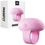 Manfly Mini Finger Massager, Waterproof Rechargeable Portable Powerful Pink. Fixed Price $21.46.