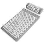 Prosourcefit Acupressure Mat And Pillow Set For Back/neck Pain Gray / White. Fixed Price $29.09.