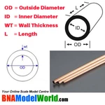 K&s Metals Small Round Copper Tubes Set #bendable (3pcs, 3 Sizes, L: 304.8mm). Fixed Price $5.76.