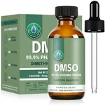Dmso 99.9%, Pharmaceutical Grade Pure With Dropper In Glass Bottle, Nond.... Fixed Price $25.00.