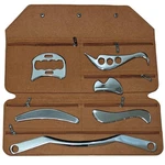 6 In 1stainless Steel Gua Sha Scraping Massage Tool Set- Silver. Fixed Price $91.99.