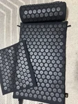 Dakini Wellness Acupressure Set Mat Pillow Mini Pad Black Pain Relief. Fixed Price $30.00.