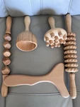 Komogir Wood Therapy Massage Tools Body Contouring 5pcs Manual Handheld Brown. Fixed Price $30.00.