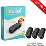 Aculief Wearable Acupressure Headache Migraine Relief Xs Kids Black Lot Of 3 New. Fixed Price $24.95.