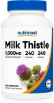 Nutricost Milk Thistle 250mg (1000mg Equivalent), 240 Vegetarian Capsules. Fixed Price $13.99.