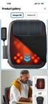Coococo Back Massager With Heat And Shiatsu Lower Massage. Fixed Price $50.00.