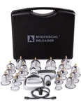 Myofascial Releaser Professional Cupping Therapy Set - 18 Multi-sized Vacuum. Fixed Price $79.00.