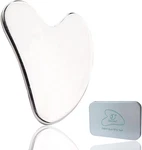 Stainless Steel Gua Sha Tool For Facial Massage And Skin Scraping. Fixed Price $15.98.