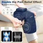 Kingpavonini Wireless Knee Massager For Pain Relief, Newly 4 Motors. Fixed Price $33.00.