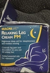 Magnilife Relaxing Leg Cream Natural Relief For Restless Legs 4 Oz Dent In Box. Fixed Price $13.00.
