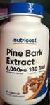 Nutricost Pine Bark Extract 6000mg Capsules Medicinal Herb Supplement 180 Count. Fixed Price $15.00.