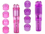 Finever Small Mini Massager Portable Pen For Body Face, Neck, Pink And Purple. Fixed Price $19.14.
