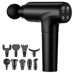Cotsoco Massage Gun Deep Tissue Percussion Massager, 9 Heads, 20 Speeds, Quiet. Fixed Price $39.99.
