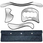 Gua Sha Muscle Scraper Tool 4pc Stainless Steel Iastm Massage Gyx Coele Physical. Fixed Price $59.99.