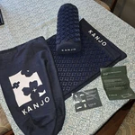 Kanjo Memory Foam Acupressure Mat Set With Pillow And Bag Blue. Fixed Price $29.99.