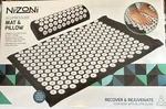 Nizoni Neck And Back Pain Relief Acupressure Mat Pillow Set. Fixed Price $12.00.