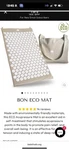 Brand New In Box Bed Of Nails Signature Bon Eco Acupressure Mat. Fixed Price $40.00.
