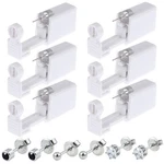 18 Pc Ear Piercing Kit: Disposable Gun, Earrings & Cleaning Tools. Fixed Price $16.70.