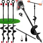 Ground Anchor Heavy Duty 18 Inch - Earth Screw In Kit 4 Pack Tie Down S. Fixed Price $47.85.