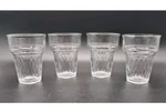 Set Of 4 Vtg Libbey Fun-dae Sundae Ice Cream Cone Shaped Bowls Glass Cups 4-3/8". Fixed Price $14.97.