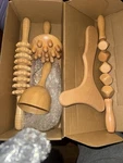 Komogir Wood Therapy Massage Tools 5-in-1 Lymphatic Drainage Massager. Fixed Price $38.00.
