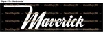 Maverick Boats - Angler Fishing Vinyl Die-cut Peel N' Stick Decals. Fixed Price $5.85.