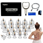 Cupluw Cupping Set, 24 Cups Kit For Massage Therapy, Chinese Clear. Fixed Price $28.86.