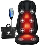 Coococo Vibration Back Massager With Heat, Birthday 26.4"*17.7"*18.5", Black. Fixed Price $76.99.