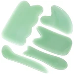 Airogym Guasha Massage Tool, 5 Pcs Stone 6 Piece Set, Green. Fixed Price $16.92.
