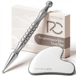Rena Chris Acupuncture Pen, Manual Reflexology Tools For 4 Piece Set, Silver. Fixed Price $13.68.