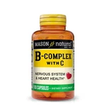 Mason Natural Vitamin B Complex & Vitm C, Healthy Heart Nervous System, 100 Caps. Fixed Price $10.99.