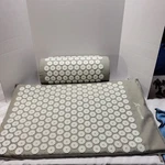 Prosourcefit Acupressure Mat & Pillow Set Pain Relief Relaxation Gray. Fixed Price $17.95.