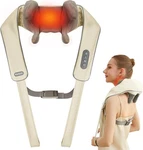 Perlevi Cordless Neck Massager With Heat, Electric Shoulder Beige. Fixed Price $74.17.