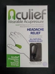 Aculief Natural Acupressure Headache Migraine Tension Relief Wearable Black New. Fixed Price $15.00.