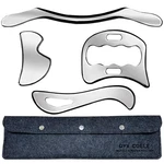 4 In 1 Stainless Steel Muscle Scraper Tools Set,gua Sha Massage Scrap.... Fixed Price $52.25.