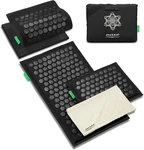 Ayurmat Professional Acupressure Mat & Pillow Set - Full Body Pro Kit Black. Fixed Price $75.00.