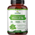 Zazzee Mullein 10:1 Extract, 3000 Mg Strength, 60 Vegan Capsules, Kosher. Fixed Price $18.97.