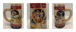 1988 Official Xxivth Olympic Games Beer Stein Budweiser Seoul 30 Oz. Ceramic Euc. Fixed Price $19.95.