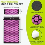 Prosourcefit Acupressure Mat And Pillow Set Size Large - Black/pink. Fixed Price $41.41.