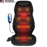 Comfier Back Massager With Heat, Vibration Massage Seat Cushion Classic Black. Fixed Price $110.16.