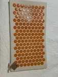 Complete Unity Yoga Mat Relaxfast Lite Acupressure 13"x26" Cotton Therapy. Fixed Price $14.95.
