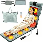 Teqhome Full Body Massage Mat With Heat, Massager Pad 10 Motors, 9 Modes.... Fixed Price $134.25.