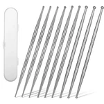 Heclia Facial Reflexology Massage Tool Stainless Steel Acupuncture Pen Silver. Fixed Price $16.99.