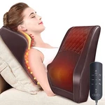 Upgraded Brown Neck And Back Massager With Heat Remote Control 15x13 Inches. Fixed Price $88.29.