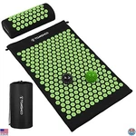 Acupressure Mat & Pillow Set With Massage Balls For Pain Relief Travel Bag. Fixed Price $39.19.