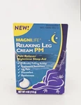 Magnilife Relaxing Leg Cream Pm Relief Restless Legs Sleep Aid 4 Oz Box. Fixed Price $23.99.