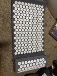 Prosource Ps1200accusetblack Acupressure Mat And Pillow Set - Black. Fixed Price $20.00.