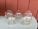 Medical Fire-cupping Glass Massage Therapy Set Of 5 Pressed Glasses. Fixed Price $30.00.