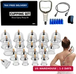 Cupluw Cupping Set, 24 Cups Kit For Massage Therapy, Chinese The. Fixed Price $27.99.